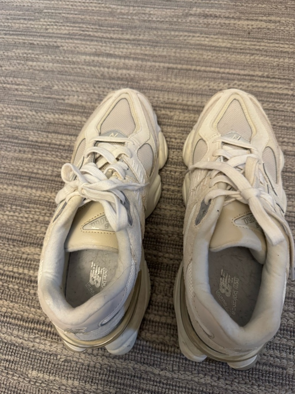 Neutral Cream Chunky Sneakers